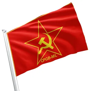 Communist Party Great Britain Flag Banner