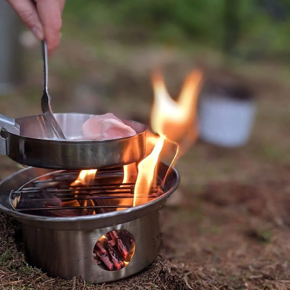 Cook Set (Stainless Steel) - Large for Base Camp or Scout Models