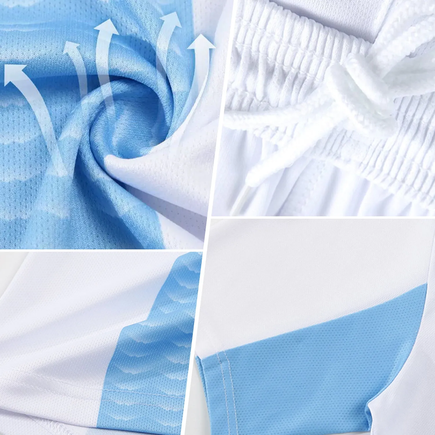 Custom Black Teal-White Abstract Network Splash Sublimation Soccer Uniform Jersey