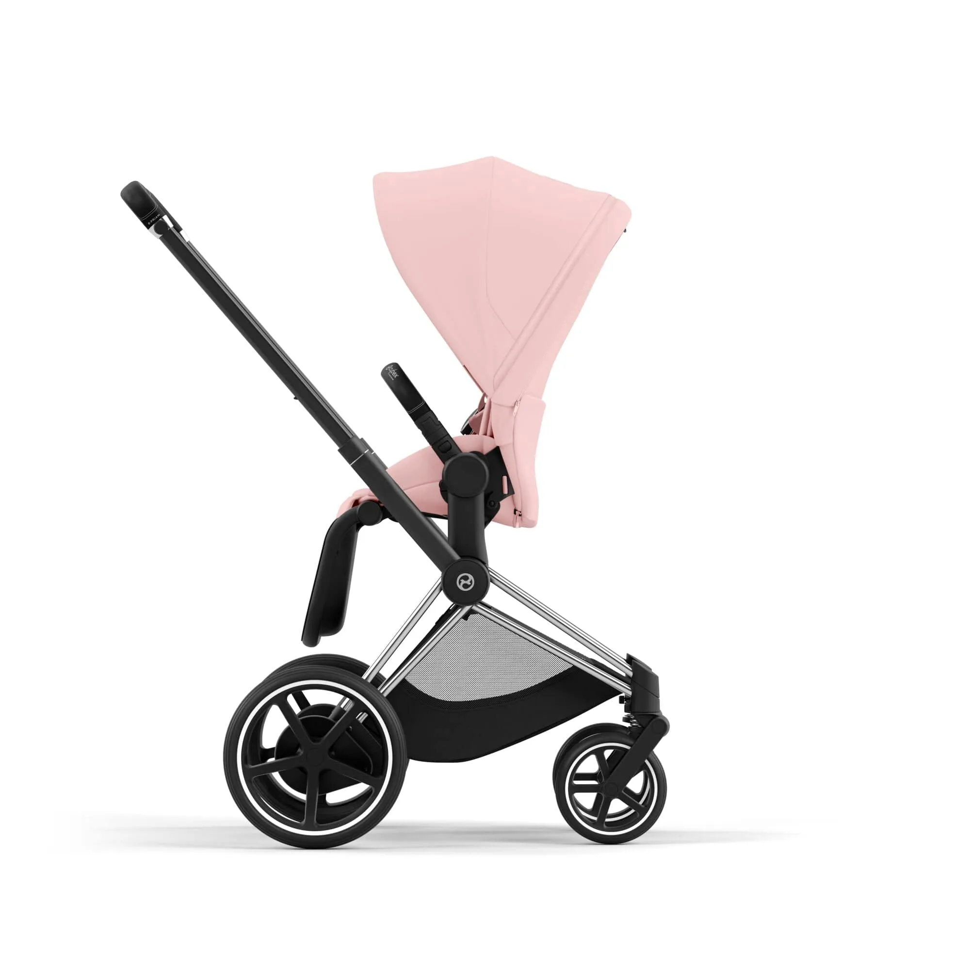 Cybex e-Priam Pram - Peach Pink