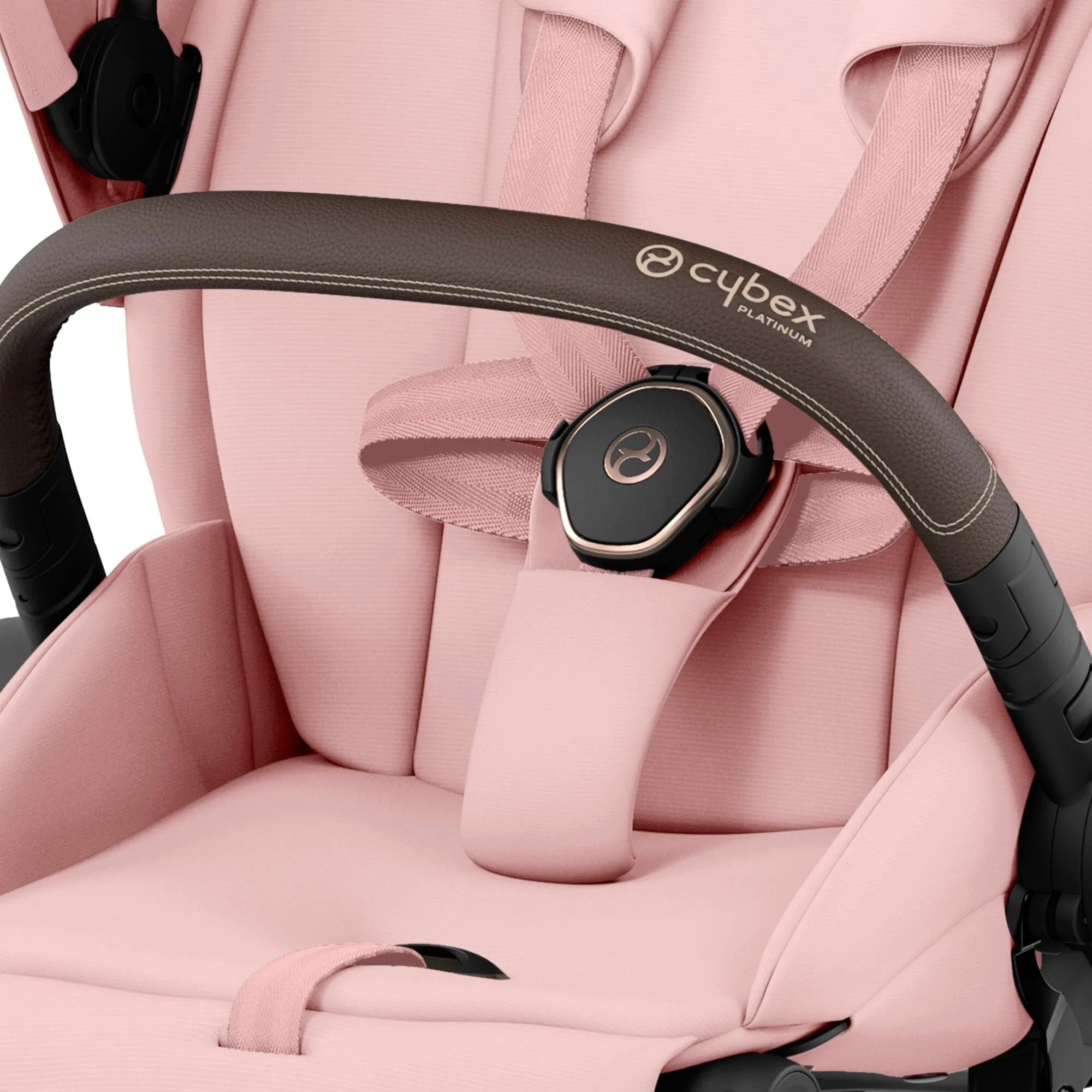 Cybex e-Priam Pram - Peach Pink