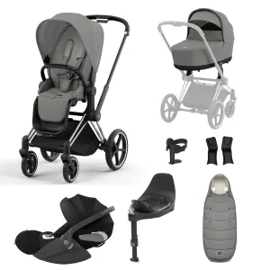 Cybex Priam Cloud T Travel System - Mirage Grey