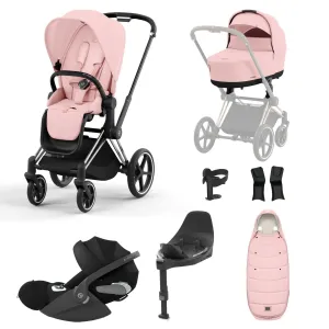 Cybex Priam Cloud T Travel System - Peach Pink