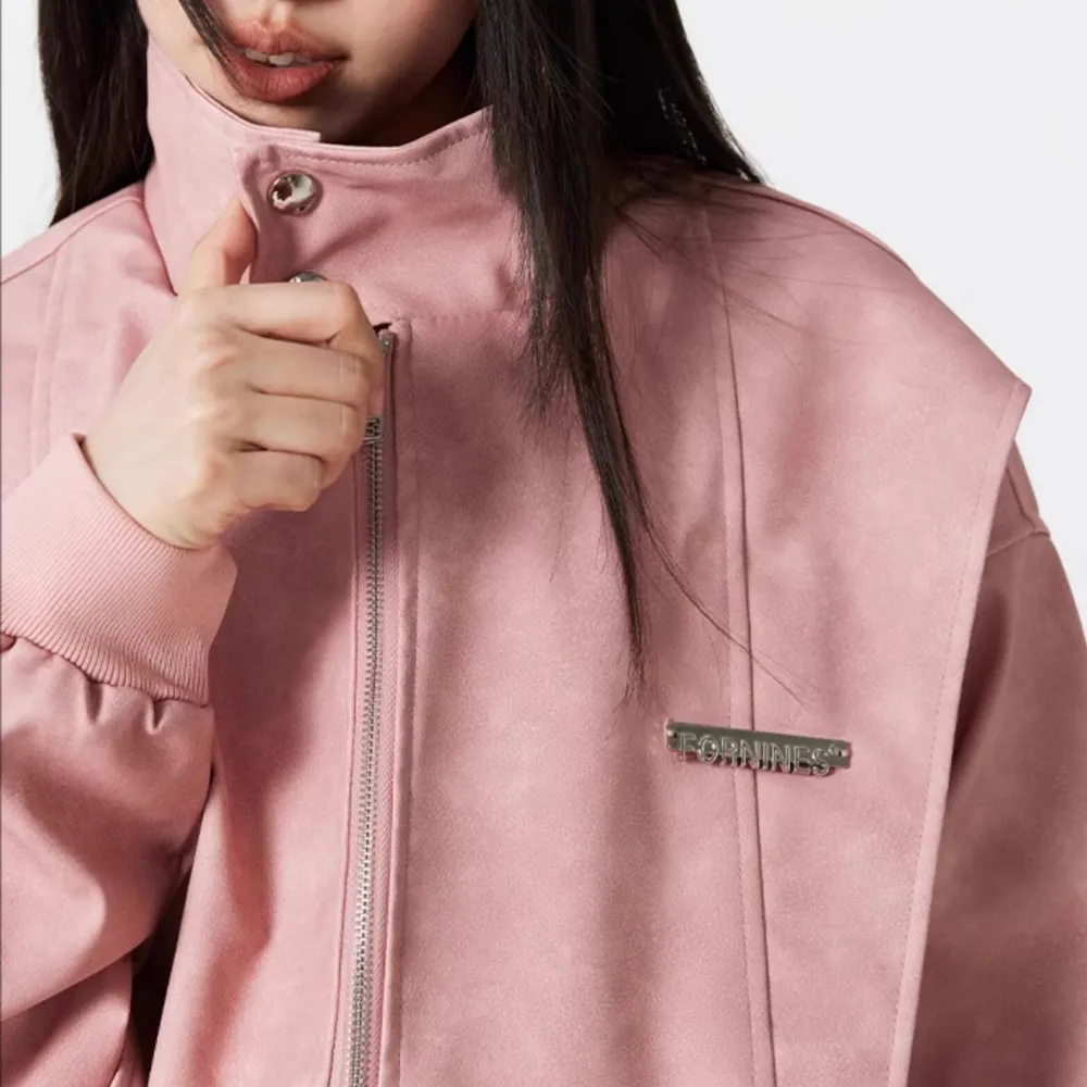 Design Patchwork Embroidered Suede Jacket