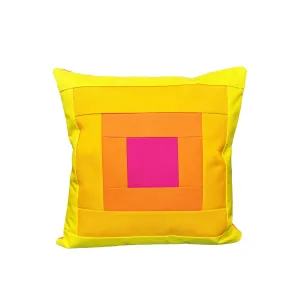 Dirtsa Studio - Outdoor Pillow Cover in "Sunrise" Colorway: Outer Case Only