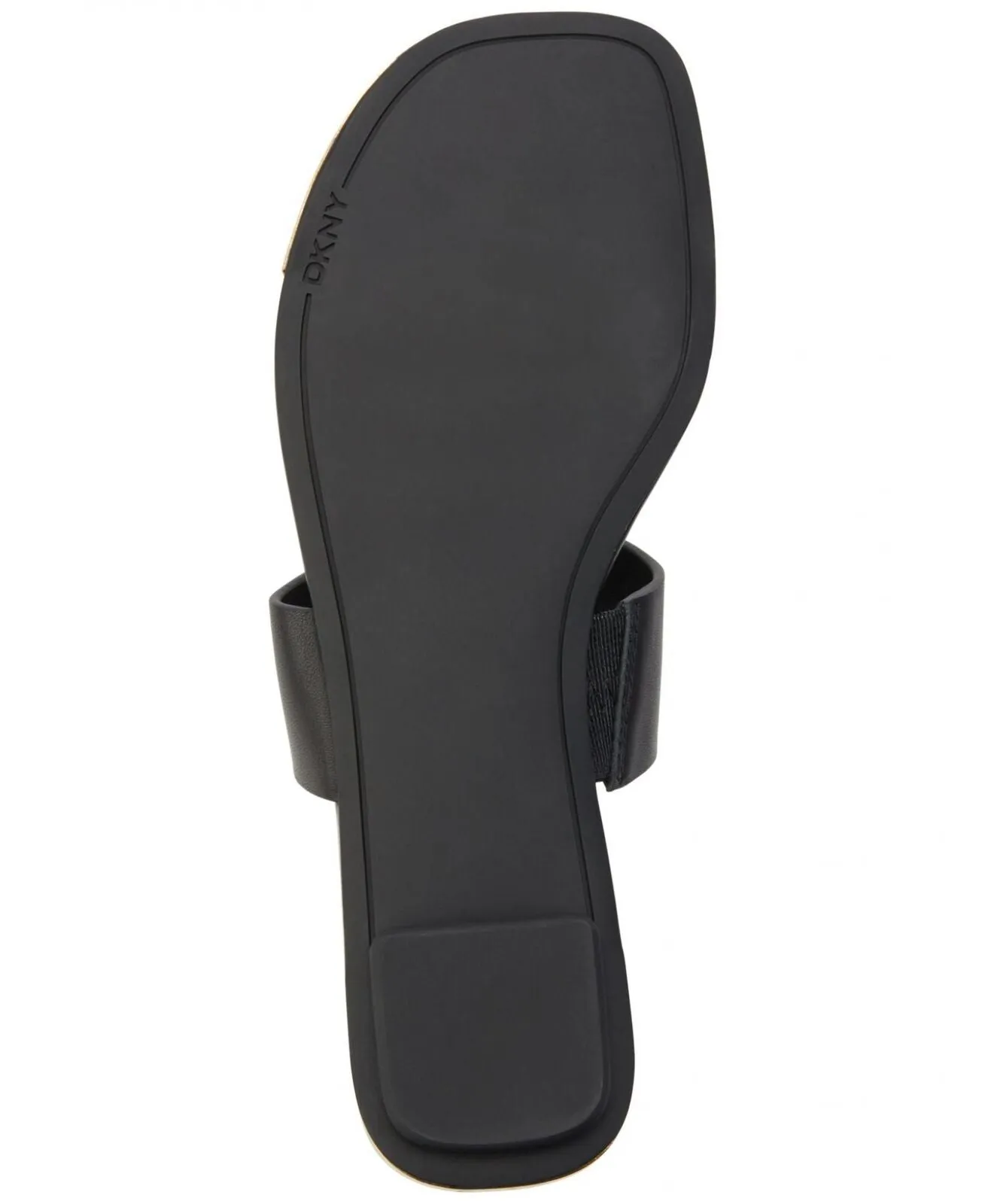 DKNY Women's Halcott Logo Sandals K4051669 Black 9.5M