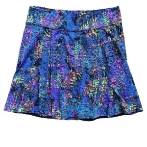 Donajo Tennis Golf Athletic Skirt Spandex Colorful Stretchy w Shorts XL/size3
