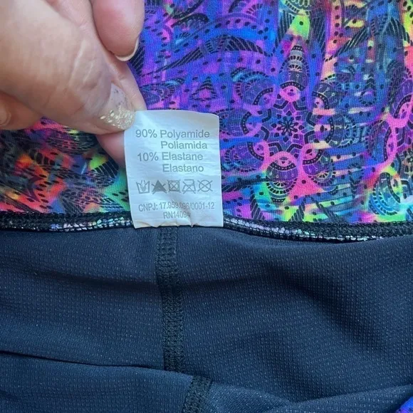 Donajo Tennis Golf Athletic Skirt Spandex Colorful Stretchy w Shorts XL/size3