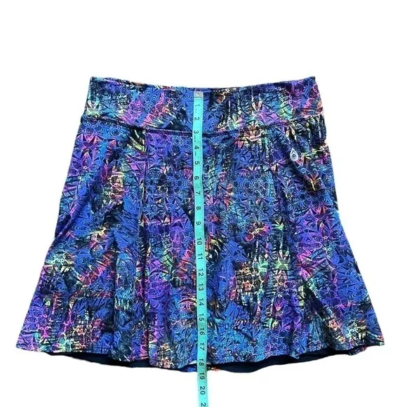 Donajo Tennis Golf Athletic Skirt Spandex Colorful Stretchy w Shorts XL/size3