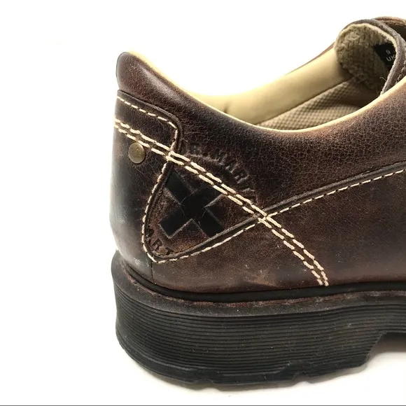 DR. DOC MARTENS BROOKLYN BROWN OXFORDS LACE UP 11M