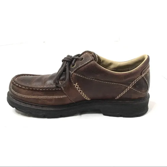 DR. DOC MARTENS BROOKLYN BROWN OXFORDS LACE UP 11M
