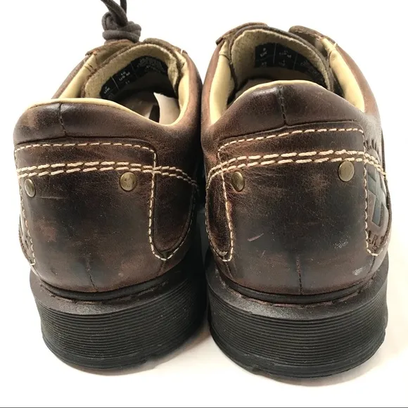 DR. DOC MARTENS BROOKLYN BROWN OXFORDS LACE UP 11M