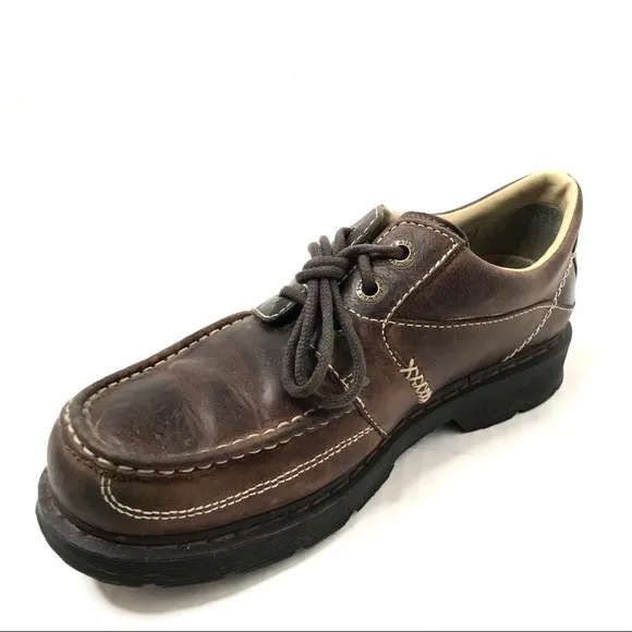 DR. DOC MARTENS BROOKLYN BROWN OXFORDS LACE UP 11M