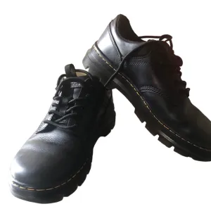 Dr Doc Martens Reeder Black Leather Lace Up Oxfords
