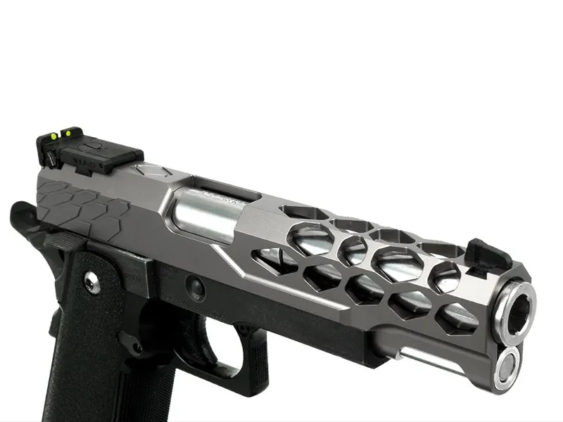 EDGE "SHIELD" Aluminum Standard Slide for Hi-CAPA/1911 (Titanium Grey)