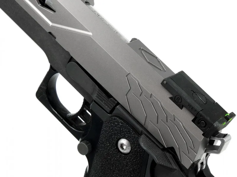 EDGE "SHIELD" Aluminum Standard Slide for Hi-CAPA/1911 (Titanium Grey)