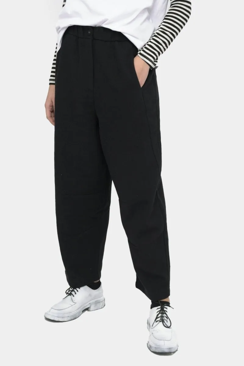 Elastic Waist Cotton Pant
