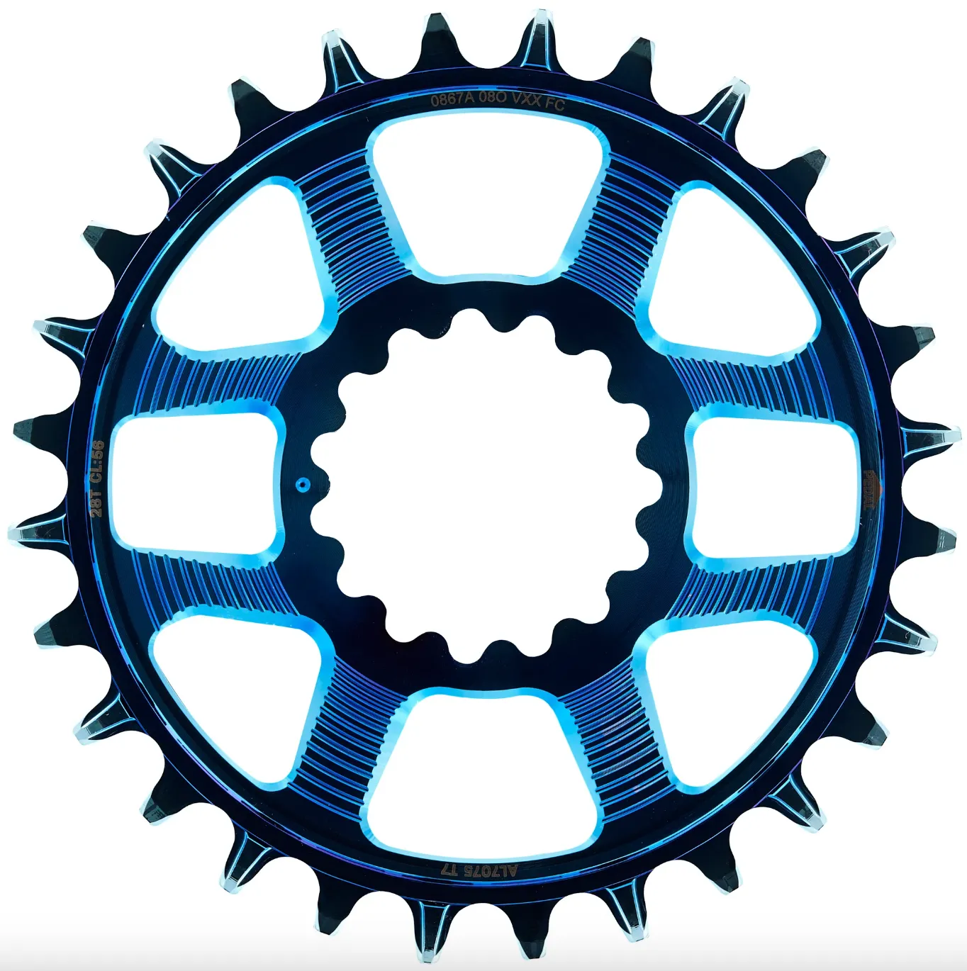 e*thirteen - Helix R Guidering - Direct Mount - 30T - 52/55mm Flip Flop -Shimano/SRAM 11/12s Chain Compatible - Intergalactic