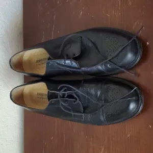 EUC. Johnston &amp; Murphy Black Oxfords, Signature Series, 9.5M, Made in It…