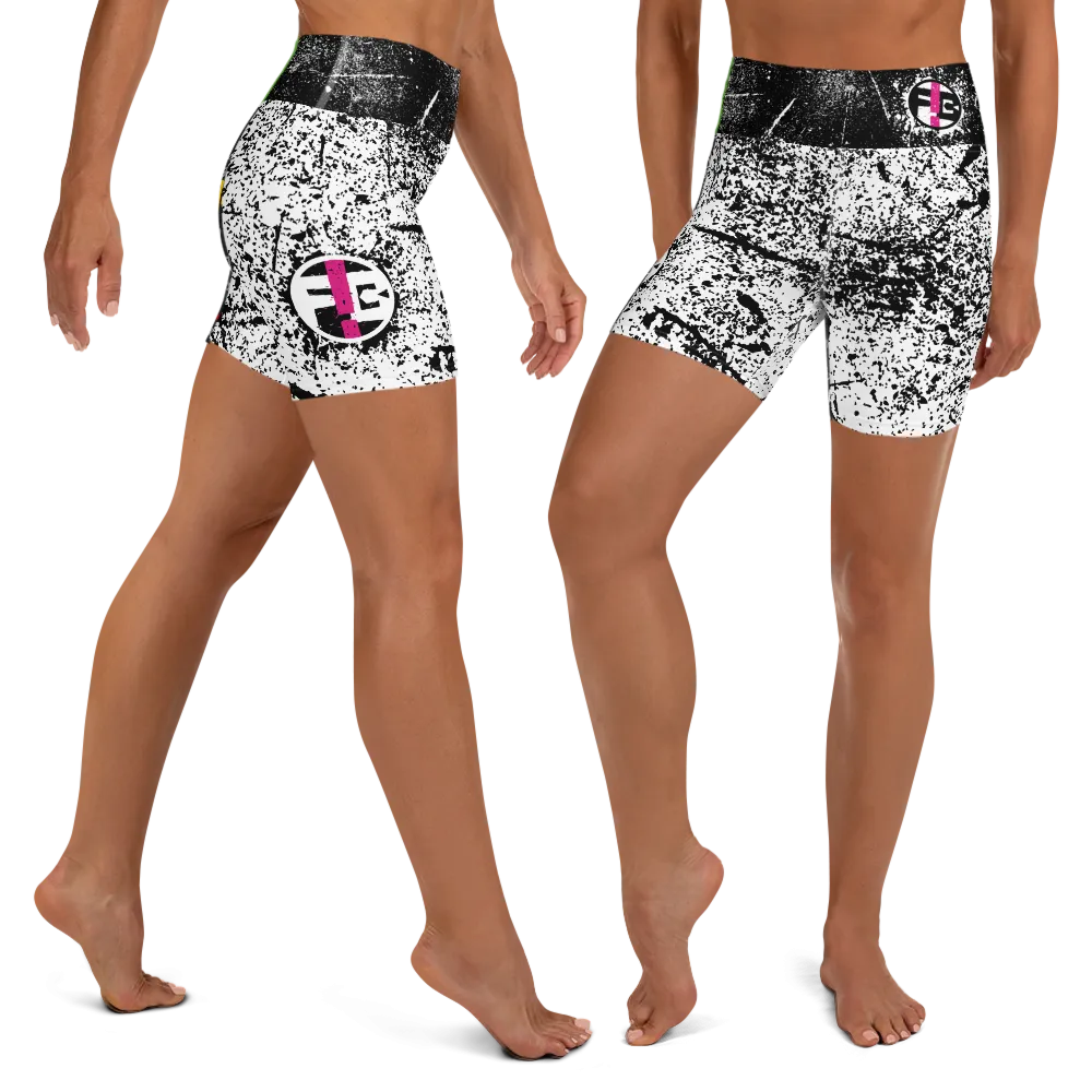 Fit Bitch - Yoga Shorts - Pollocks