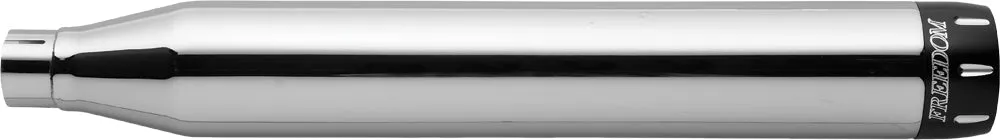 Freedom Performance HD00188 3 1/4in. Signature Slip-Ons - Chrome/Black Tips