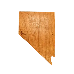Geo Nevada Wood Sticker