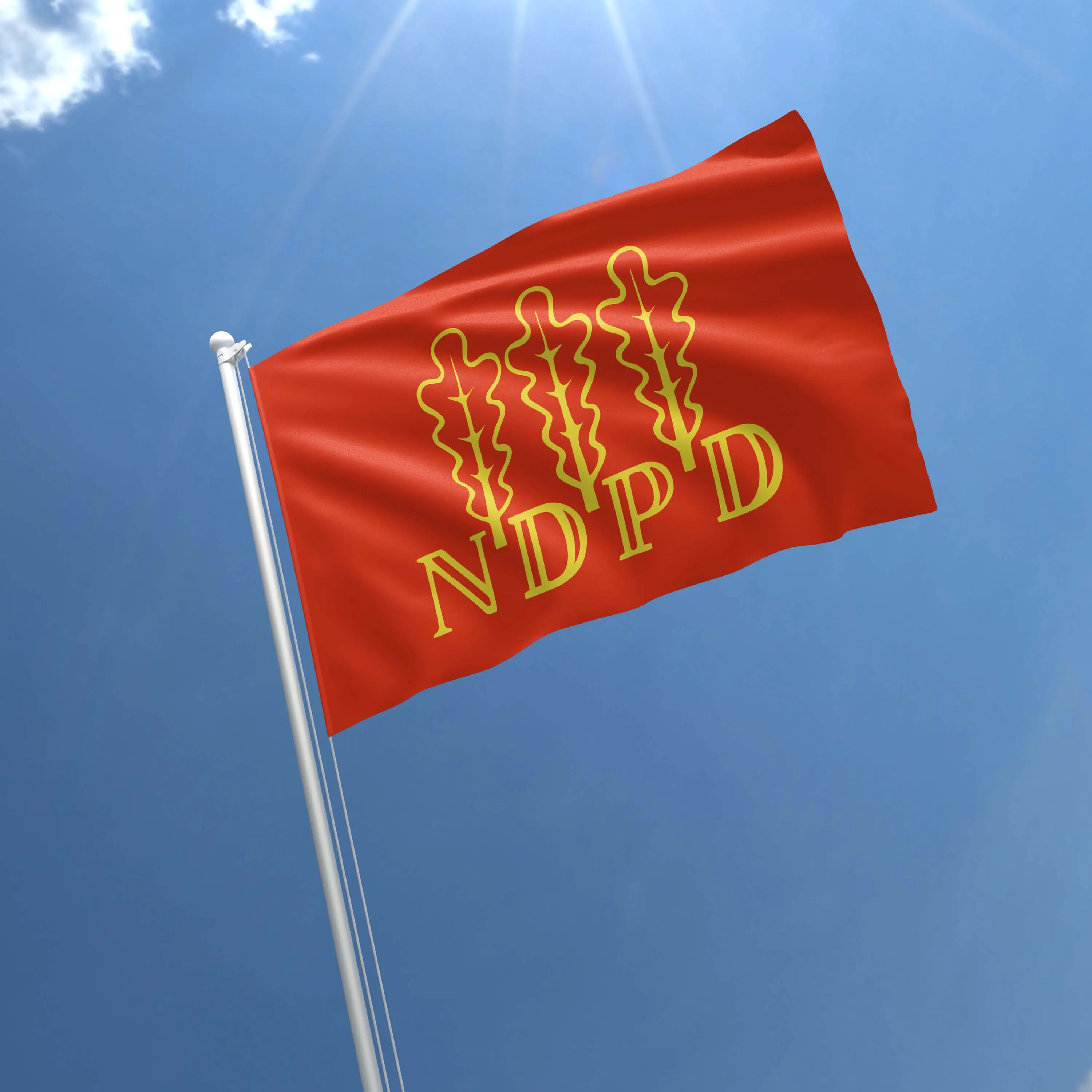 German Democratic Republic National-Demokratische Partei Deutschlands Flag Banner