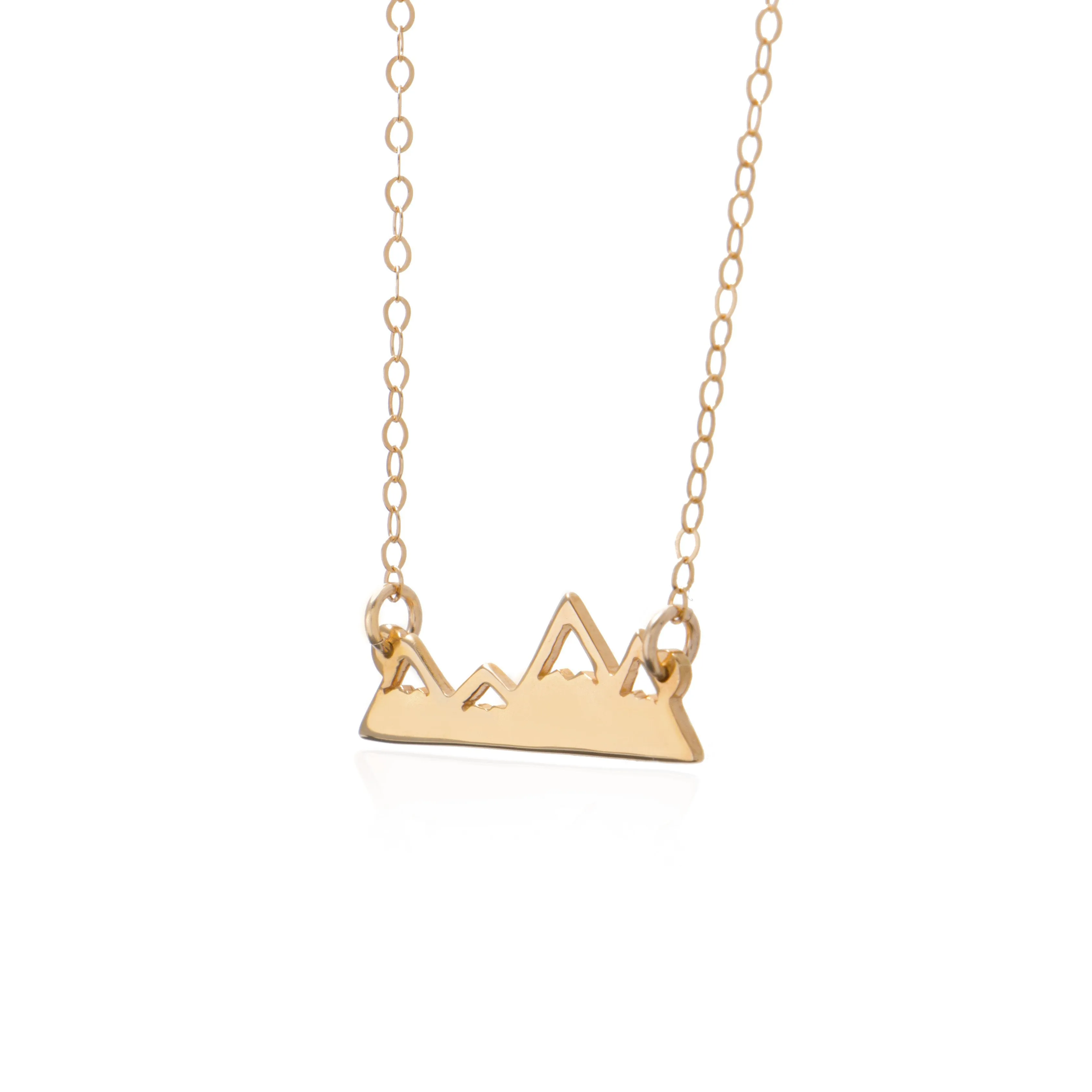Gold Mountain Range Necklace