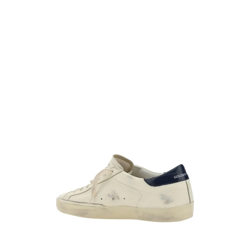 Golden Goose Super Star Men Ivory Sneakers Leather Casual Trainer Shoes Sz EU 46