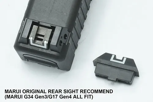 Guarder CNC Steel Slide/Barrel kit for MARUI G17 Gen4 (G34 Gen4 Standard/Black)