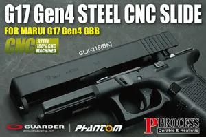 Guarder Steel CNC Slide for MARUI G17 Gen4 (Black)