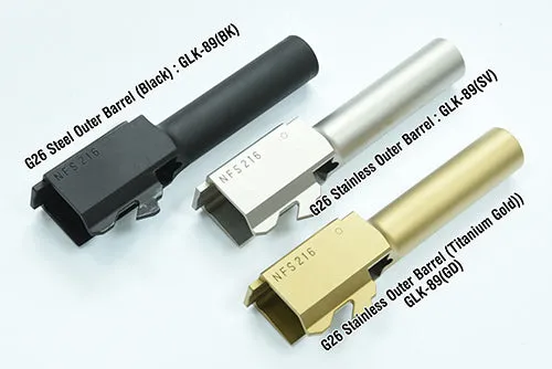 Guarder Steel CNC Slide for MARUI G26 Gen3 (Standard/Black) 2021 New Ver.
