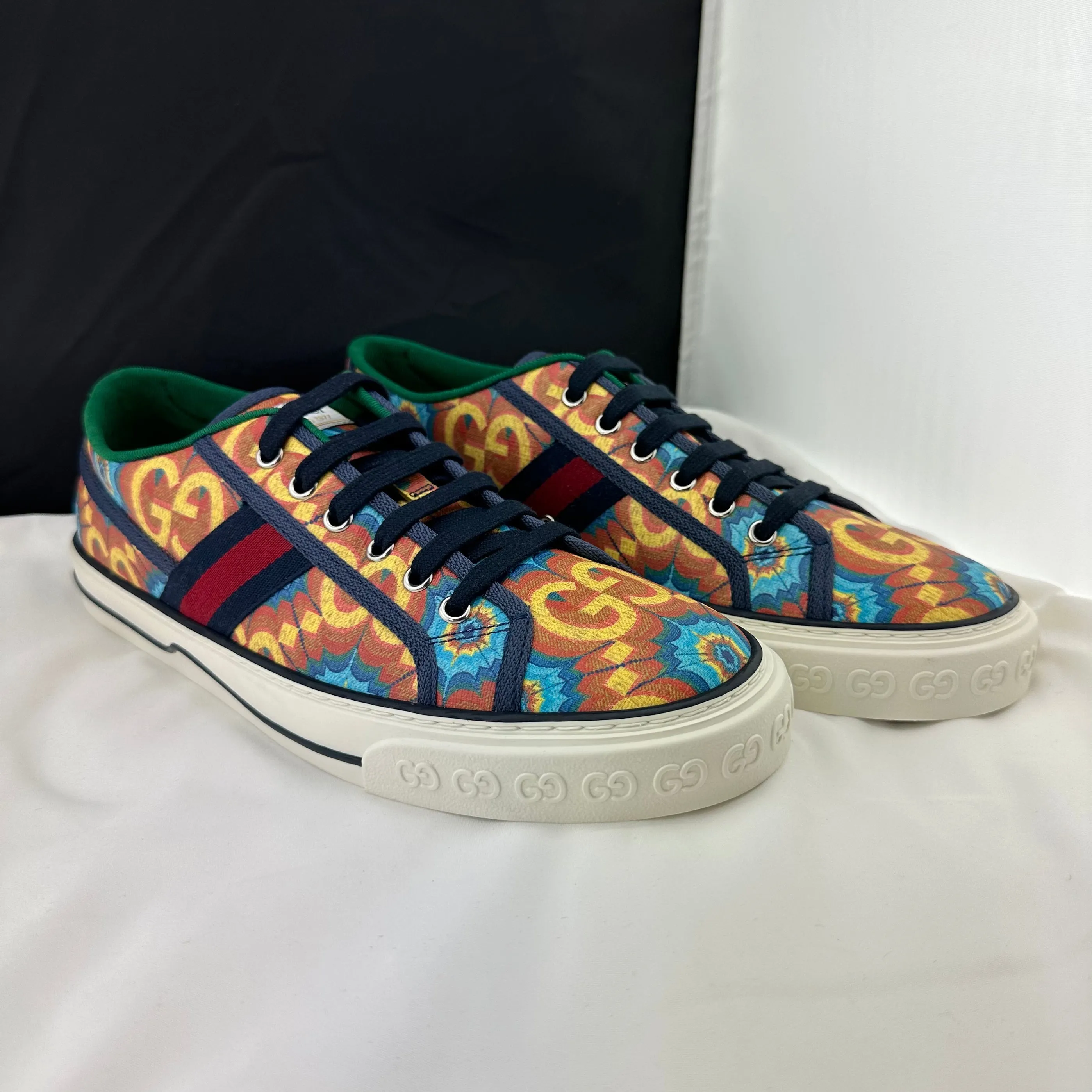 Gucci 100 Tennis 1977 Kaleidoscope Sneaker