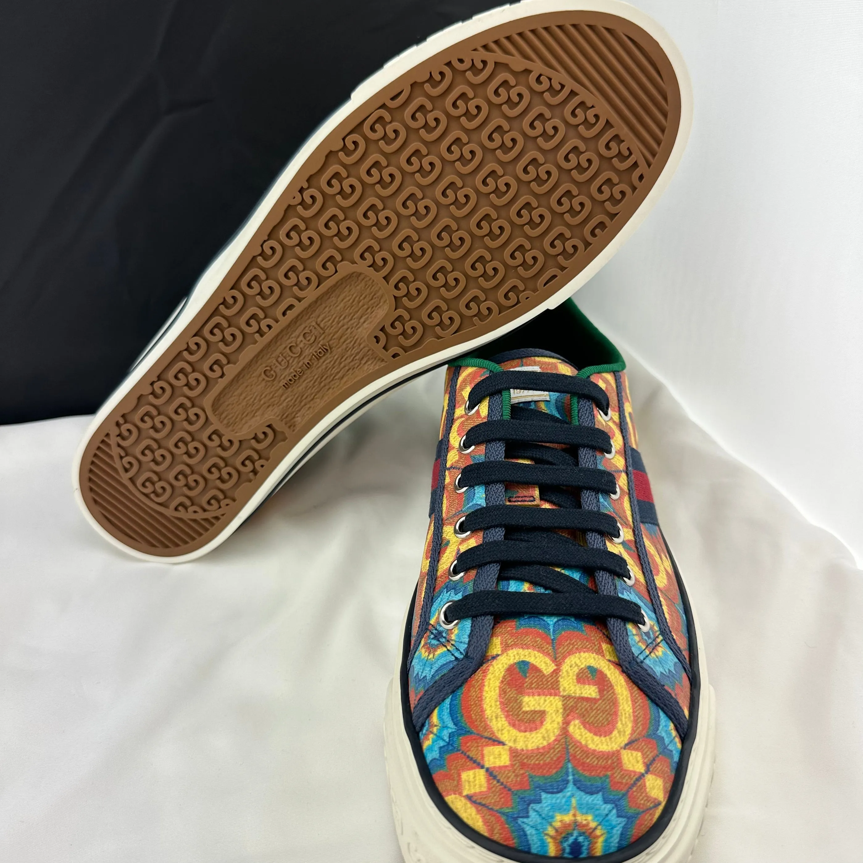 Gucci 100 Tennis 1977 Kaleidoscope Sneaker