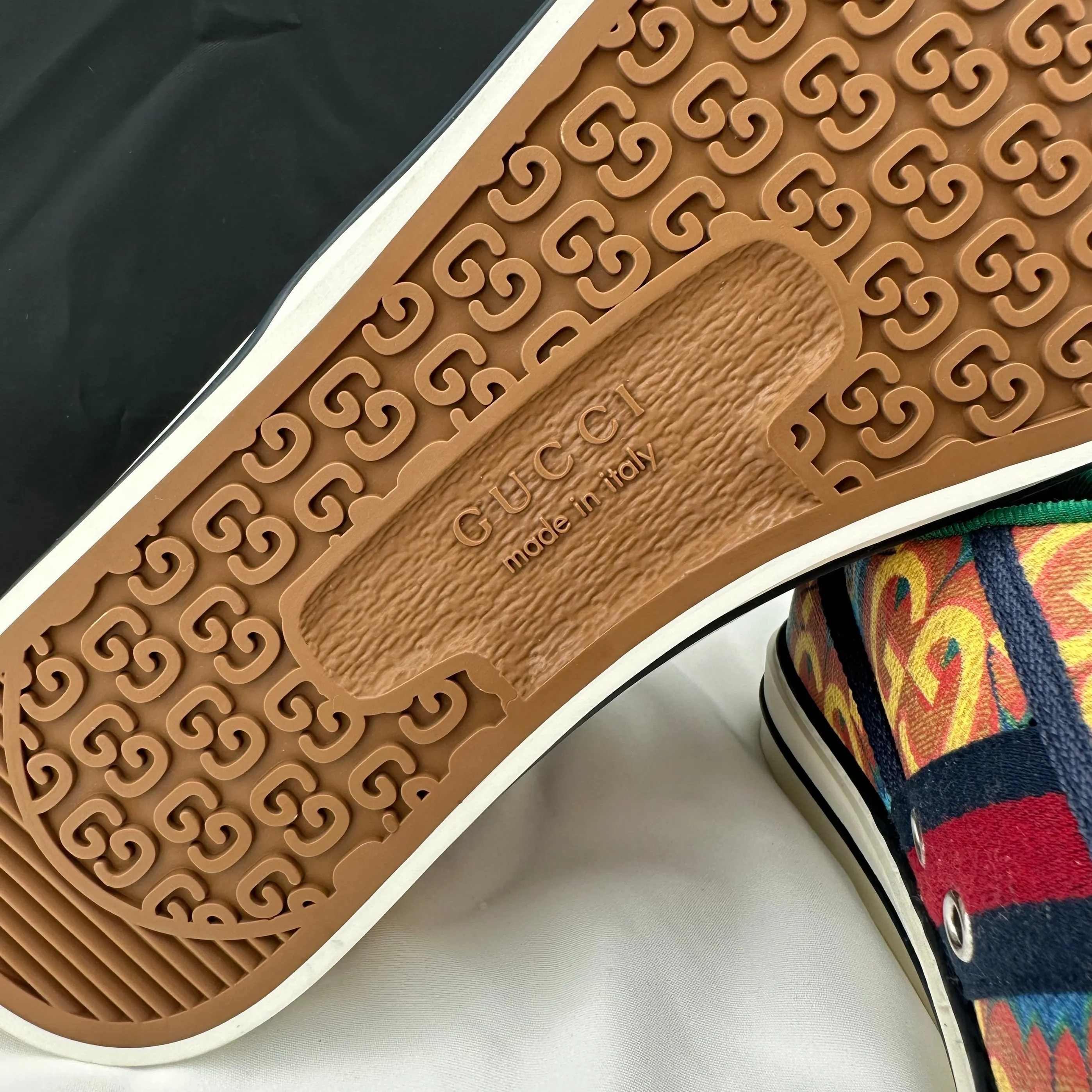Gucci 100 Tennis 1977 Kaleidoscope Sneaker