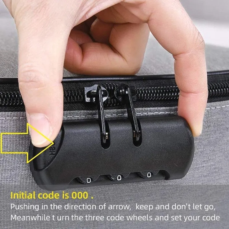 Homlly Multiple Layers Travel Document Bag with Lock