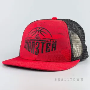 Šiltovka so sieťkou Peak Basketbal Monster Series Snapbacks červená/čierna