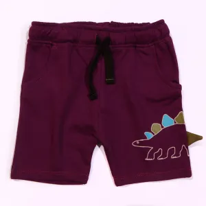 infant Baba Cotton Short Color Purple