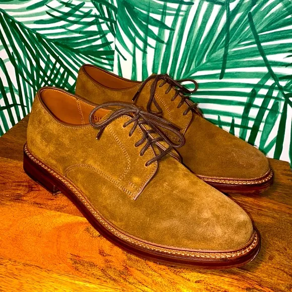 J. Crew Ludlow Brown Suede Oxfords Men’s Size 10