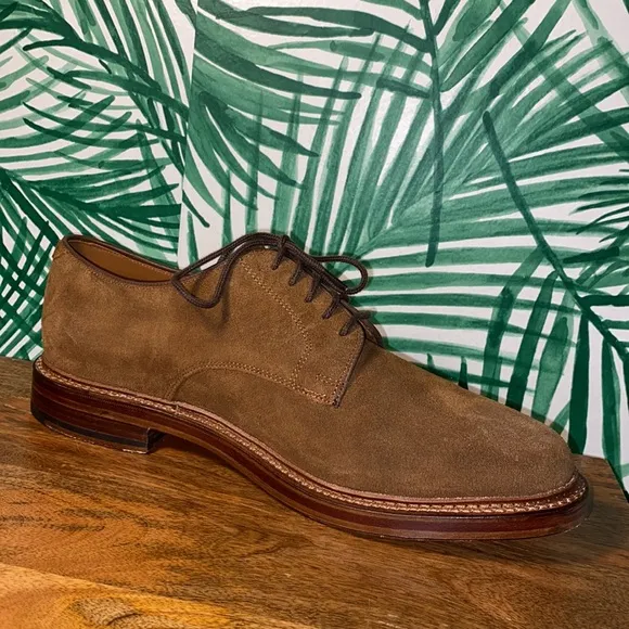 J. Crew Ludlow Brown Suede Oxfords Men’s Size 10