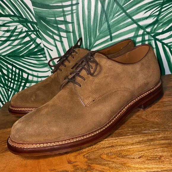 J. Crew Ludlow Brown Suede Oxfords Men’s Size 10