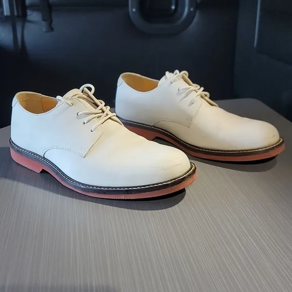 Johnston &amp; Murphy‎ Oxfords Suede Sheepskin Flex System 20-5425 Mens US 10 EUC