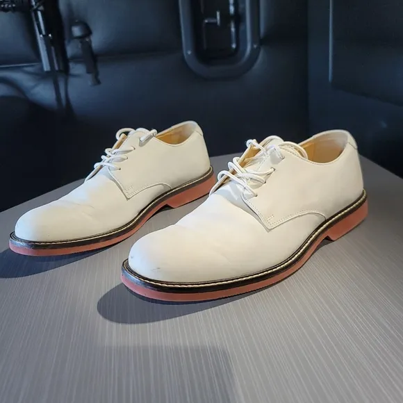 Johnston &amp; Murphy‎ Oxfords Suede Sheepskin Flex System 20-5425 Mens US 10 EUC