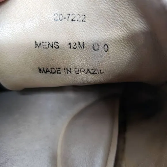 Johnston &amp; Murphy Shuler Bicycle Toe Oxfords Leather 20-7222 Black Lace up 13 M