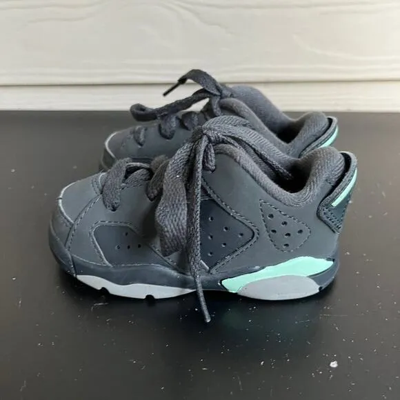 Jordan Nike Toddler Retro 6 Low Mint Foam Shoes Sneakers Sz 5C Style 768885-015