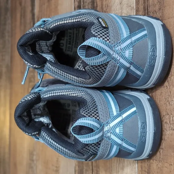 Keen Targhee III Waterproof Hiking Shoes Nubuck Size 8.5 In 'Atlantic Blue'