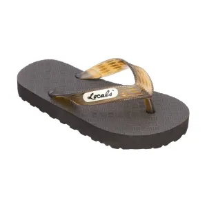 Kids Original Translucent Brown Strap Slippah