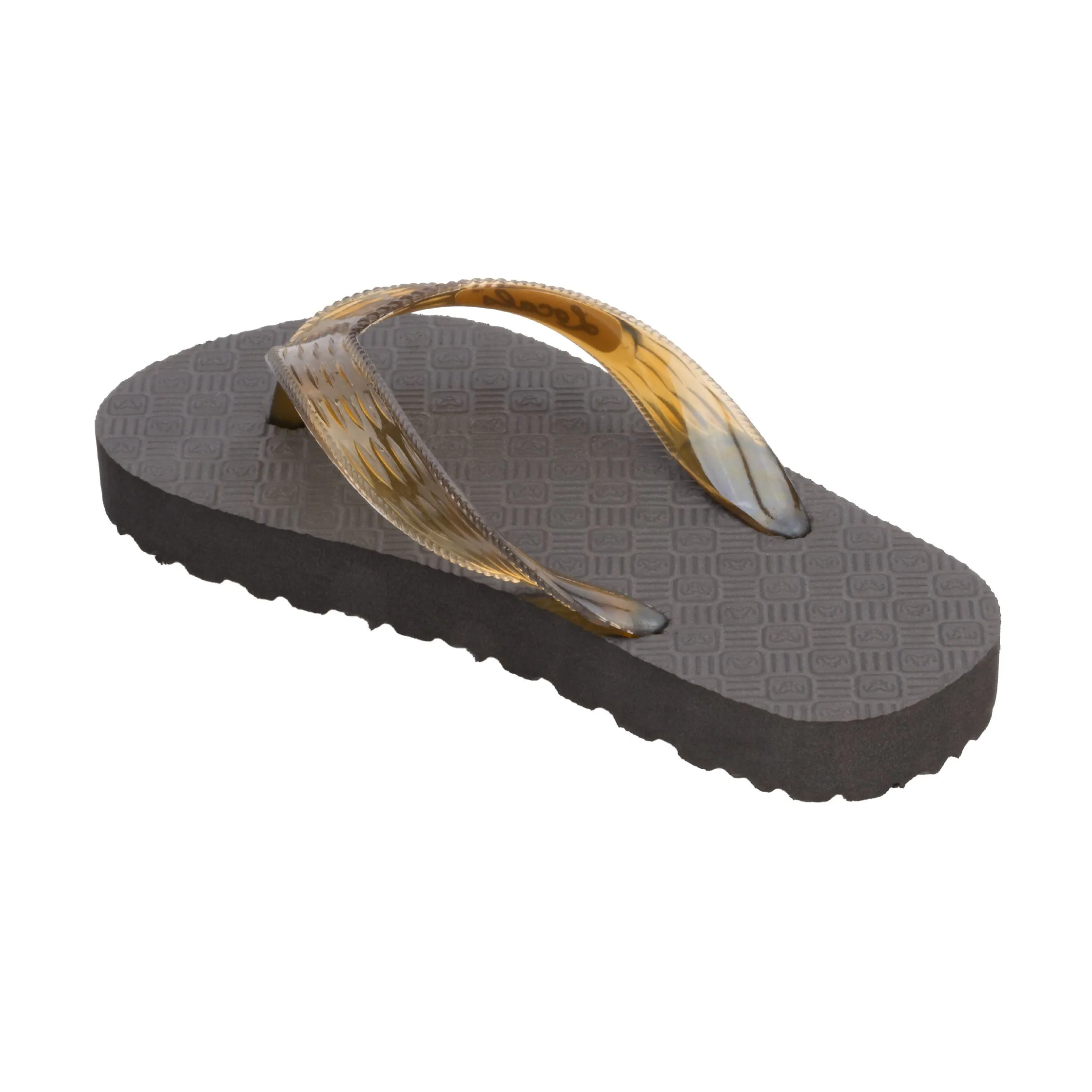 Kids Original Translucent Brown Strap Slippah