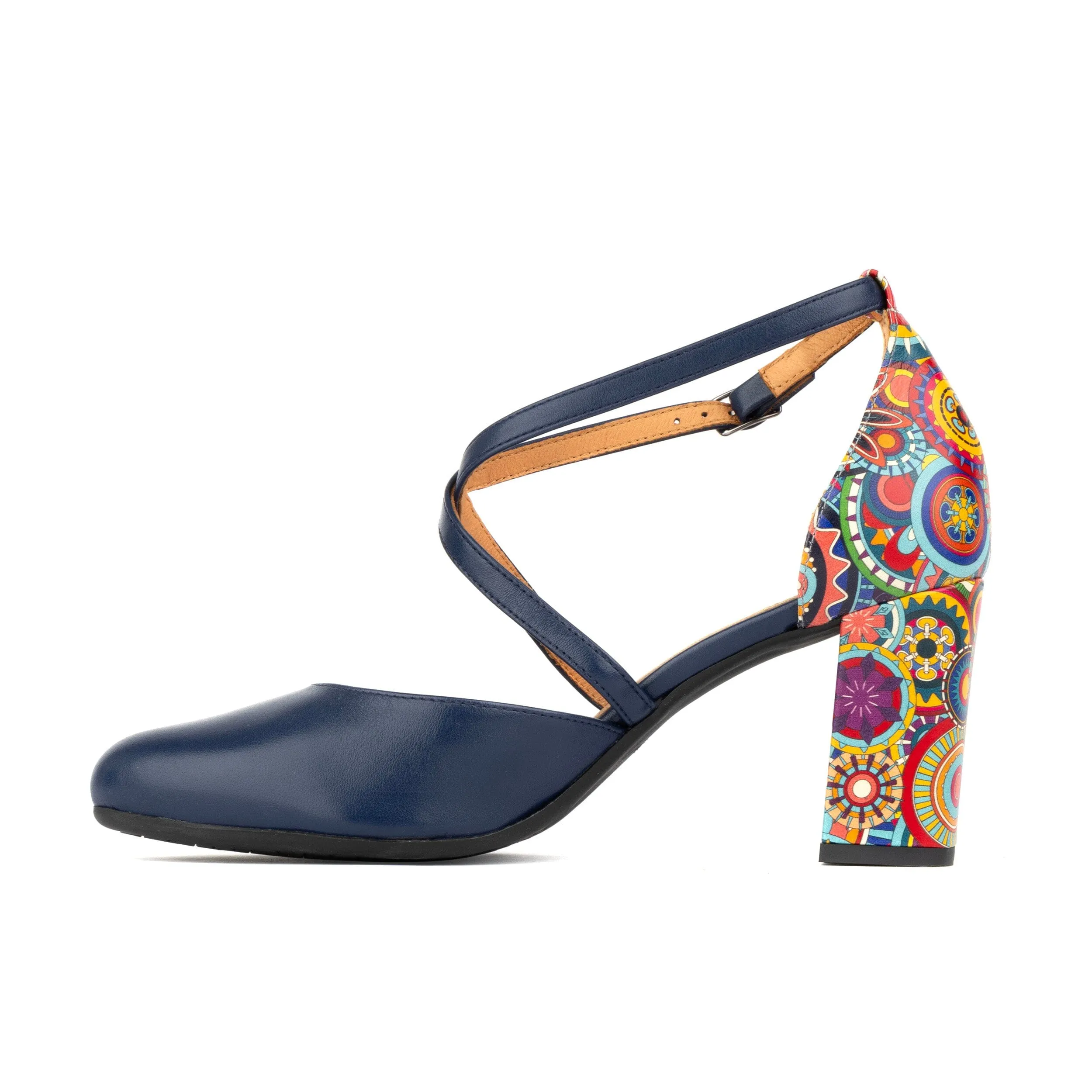 Kylie - Navy & Signature Print