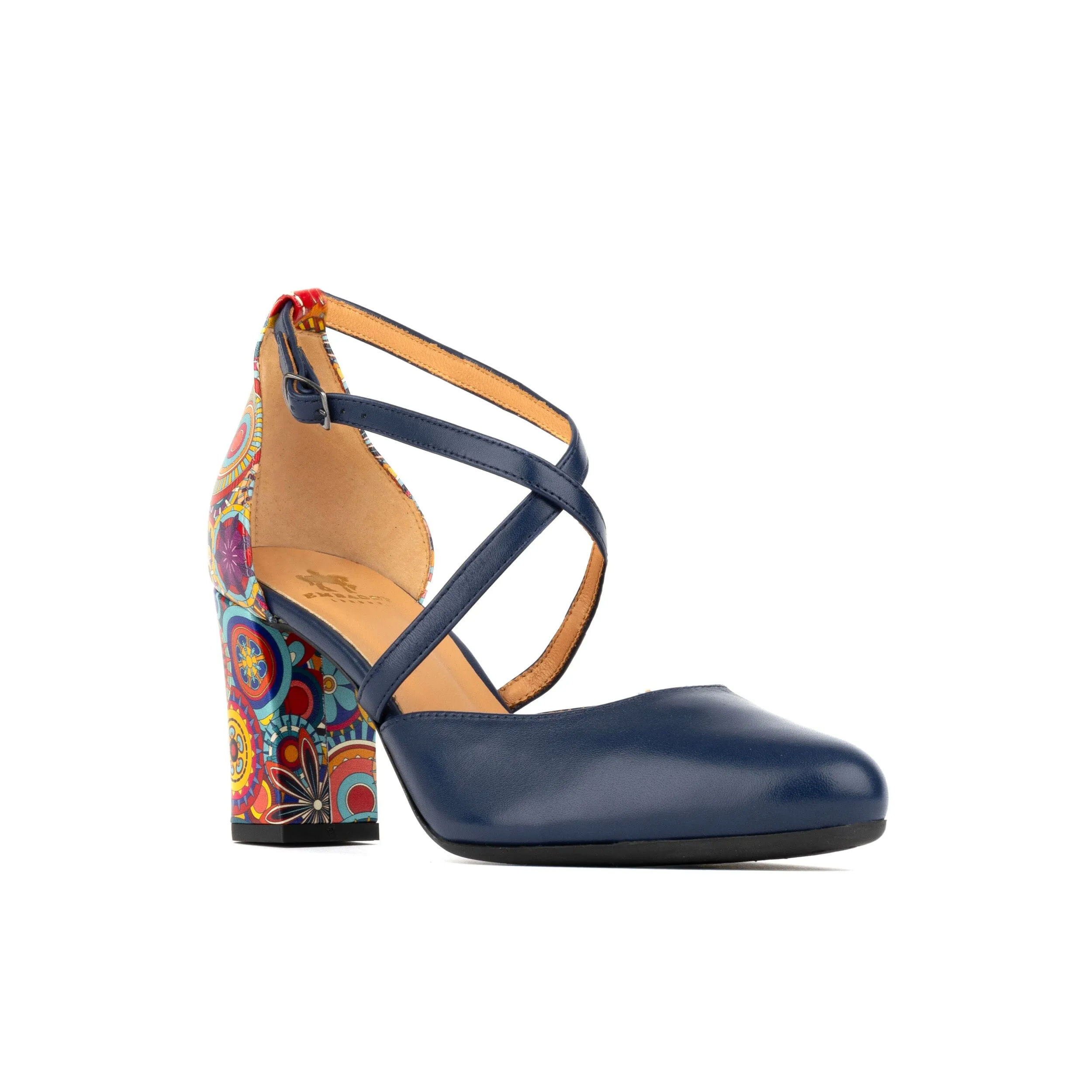 Kylie - Navy & Signature Print